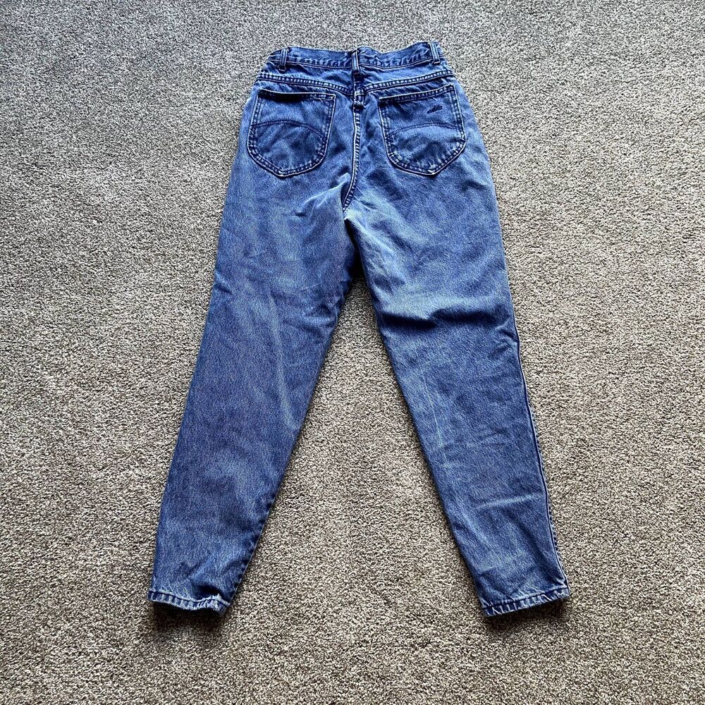 VINTAGE HIGH WAISTED CHIC JEANS MADE IN THE USA SIZE 4 - Picture 2 of 11